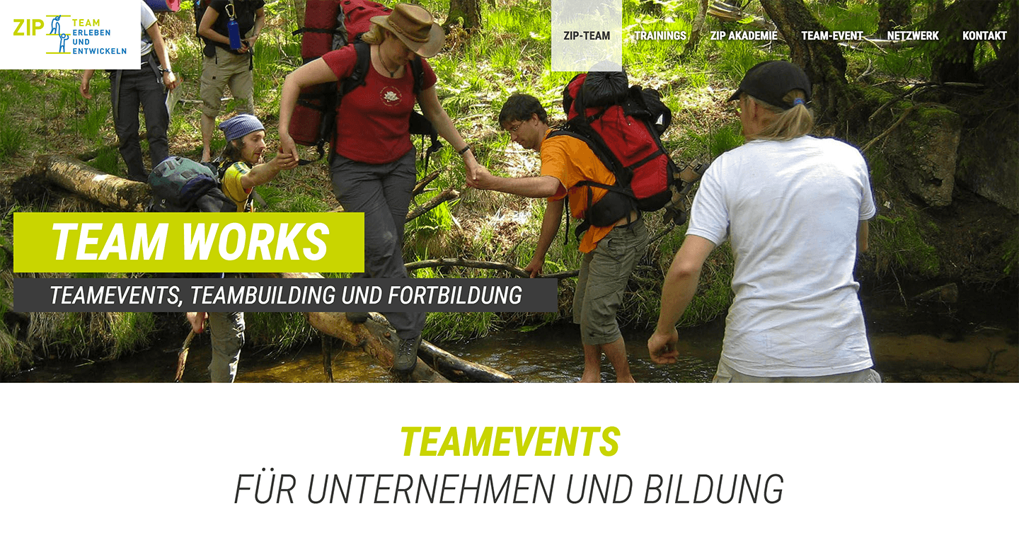 ZIP Team • erleben und entwickeln